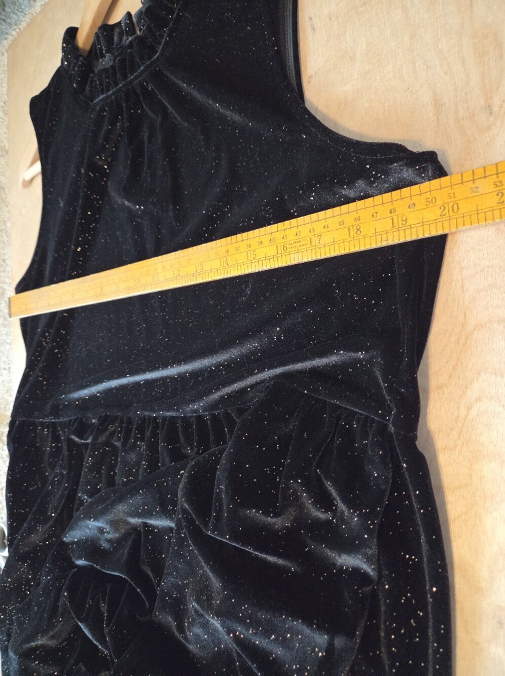 J. Crew Black Velvet Shimmer Tiered Midi Dress - Picture 11 of 12